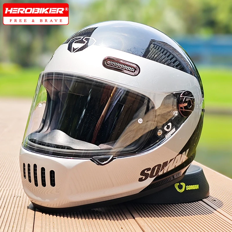 Casco de Motocicleta para Carreras, Casco Integral con Reducción de Ruido, Unisex, para Ciclismo, con Películas de Color, Nuevo Diseño, Casco Integral