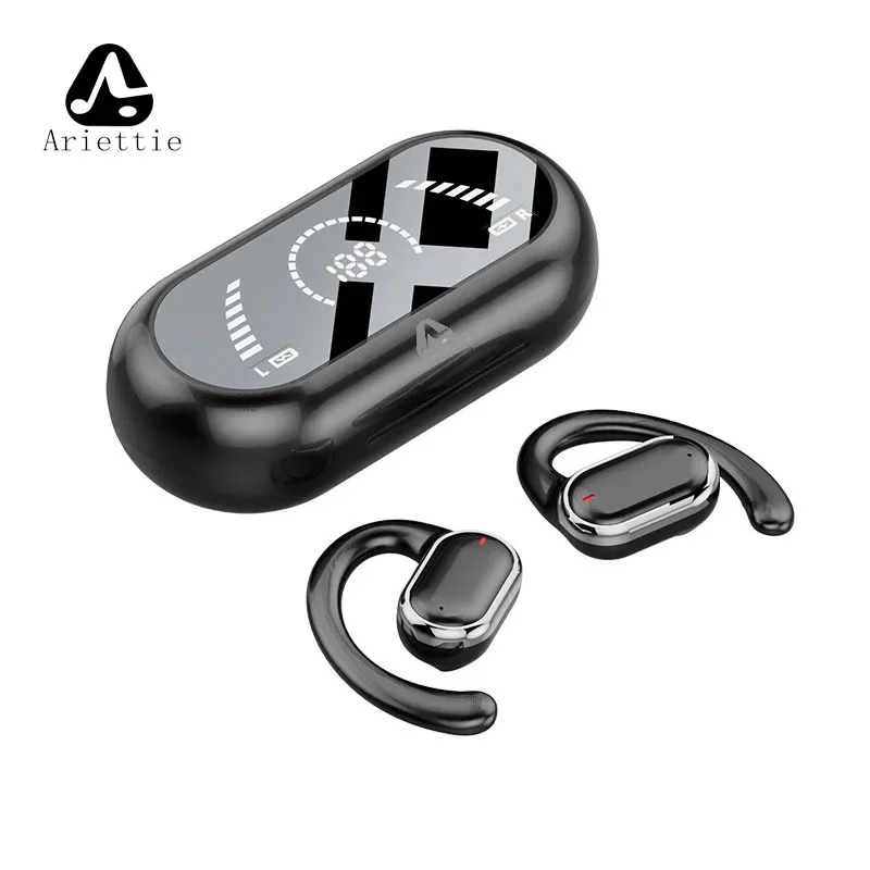 Ariettie Brand X91 Bone Conduction Wireless Bluetooth Earphones ENC Noise Reduction Earbud Headphone With Mic Sports Headsets