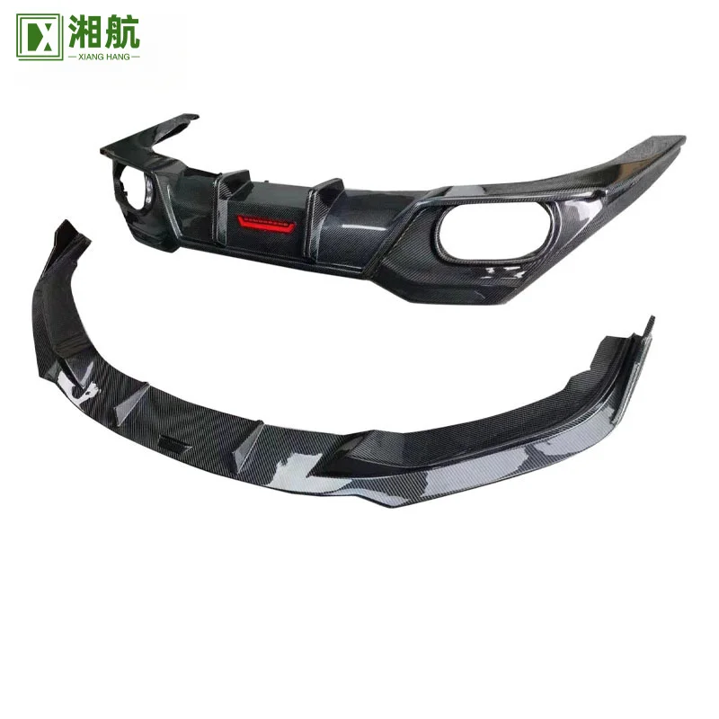 مناسبة لـ 2020-IN BMW 8 Series G14 G15 G16 AC نموذج ألياف الكربون الجبهة الشفة الجبهة المفسد الخلفي الشفة الذيل الشفاه #1