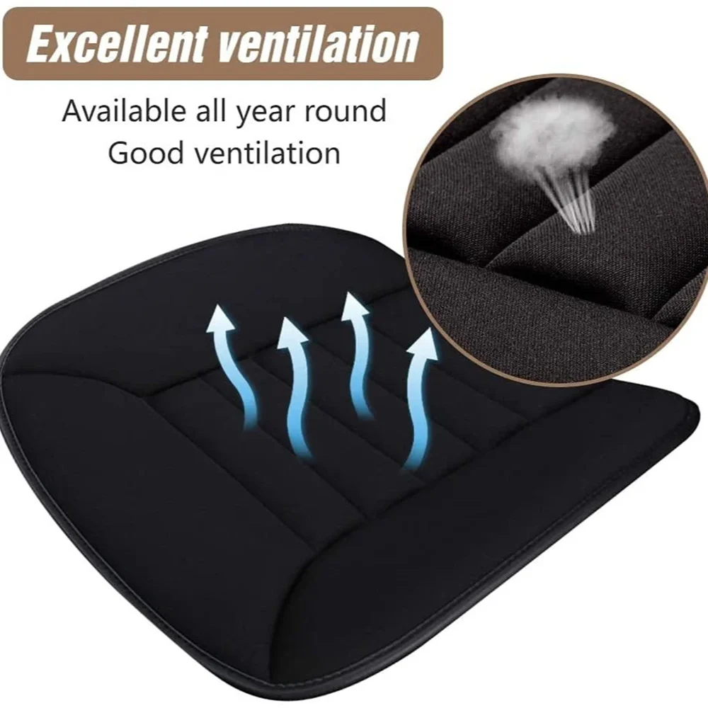 Soft Car Seat Cushions Thickened Memory Foam Seat Anti-slip Pads Warm And Comfortable Car Interior Seat Support Protection
