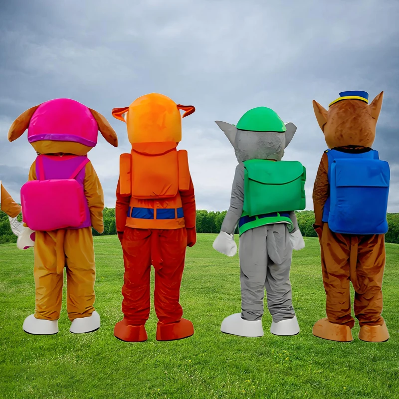 Hohe Qualität Hund Charakter Maskottchen Kostüm Erwachsene Begehbare Cartoon Puppe Anzüge Karneval Party Leistung Cosplay Kostüm