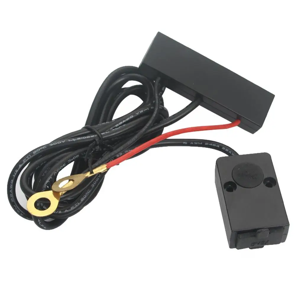 

Motorcycle Phone Charger Waterproof 5v 3a Quick Charge Cable Adapter With Switch Indicator For Cellphone Tablet Gps