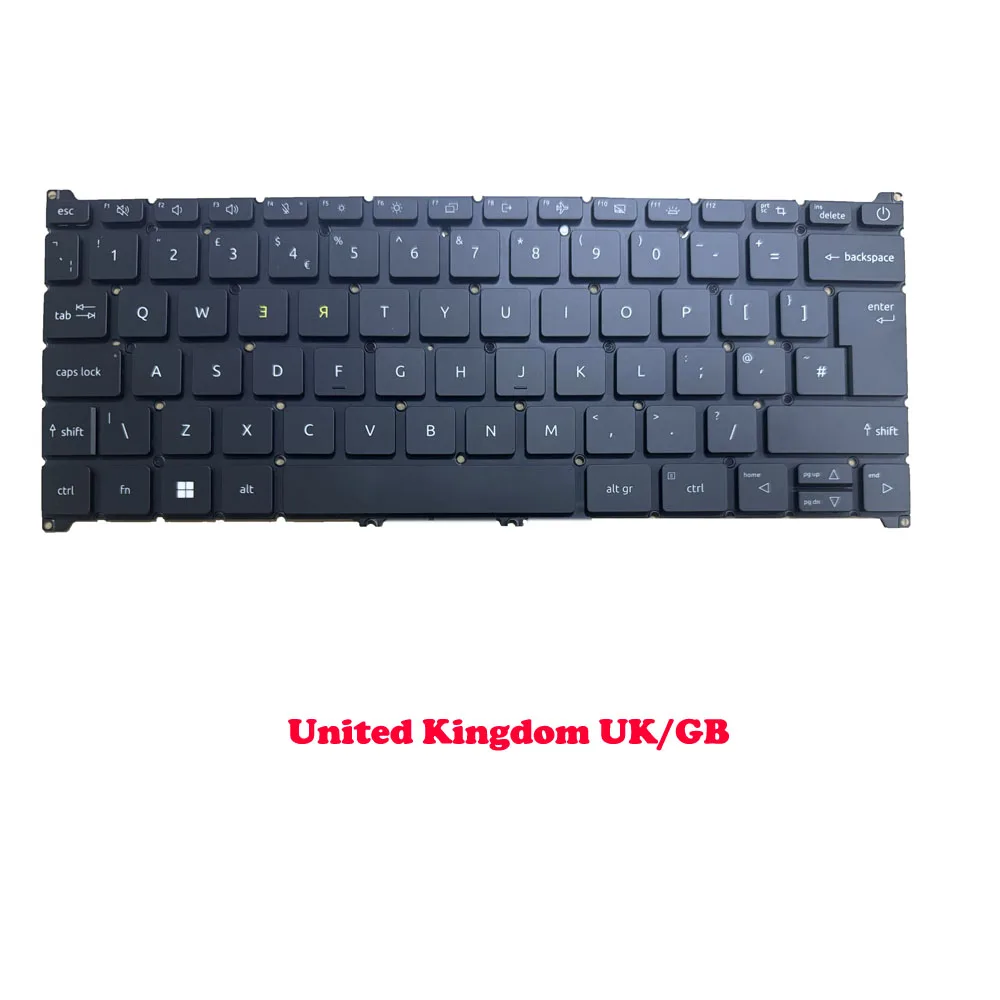 Laptop Keyboard For ACER Aspire 3 A314-23M A314-23P NX.KEXSG.003 A314-36M A314-36P A3SP14-31PT AV14-51 United Kingdom Black New