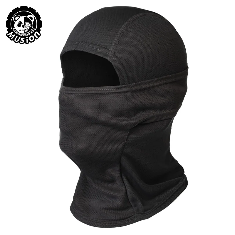Musion Motorcycle Balaclava Sun Protection Full Face Mask Breathable Mesh Airsoft Mask Balaclava Bicycle Cycling Head Cover Unde