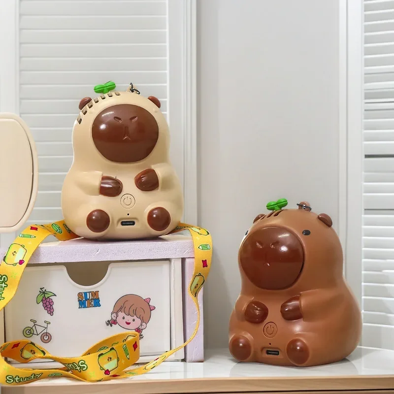 

Портативные портативные вентиляторы с зарядкой через USB, вентилятор с лямкой на шее, настольное милое украшение, летний мини-вентилятор для скалолазания на открытом воздухе, рыбалки, подвесной на шею