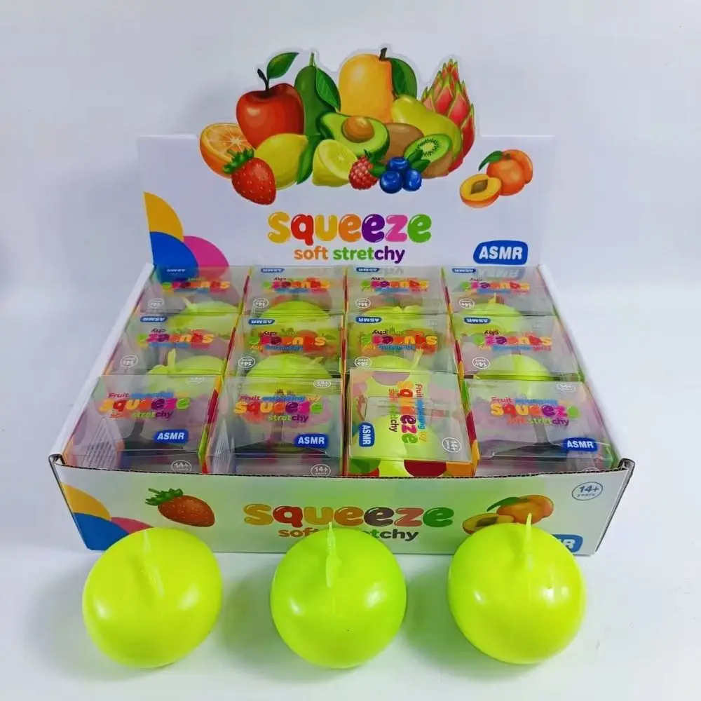 Boys Girls Pineapple Crispy Mango Shapable Hand Relax Crunchy Lemon Handmade Cute Blocks Filled Squishy Student Prize