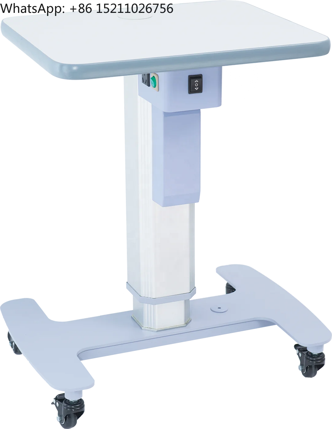 HD-18A Electric Adjustable Height Motorized Trolley Ophthalmic Instrument Rotary Table with 4 Wheels CE Icare Tonometer Price