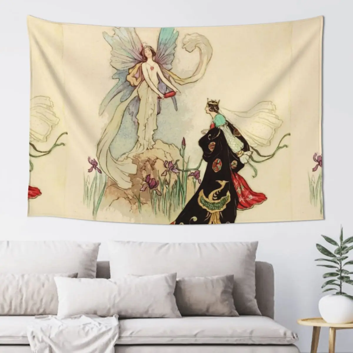 

The Fairy queen Tapestry Carpet On The Wall Room Decor Cute Decorative Wall Murals Tapestry