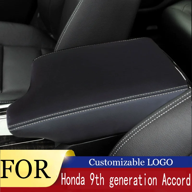 

FOR Honda 9th Generation Accord Car Center Armrest Box leather Cover Hand Box Protective leather Automotive Interior