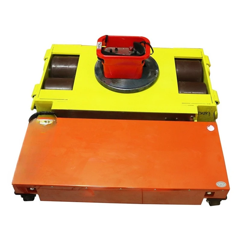 

Handling tank truck Ground cattle Electric wireless universal weight shifter Polyurethane wheels Heavy weight handling tank truc