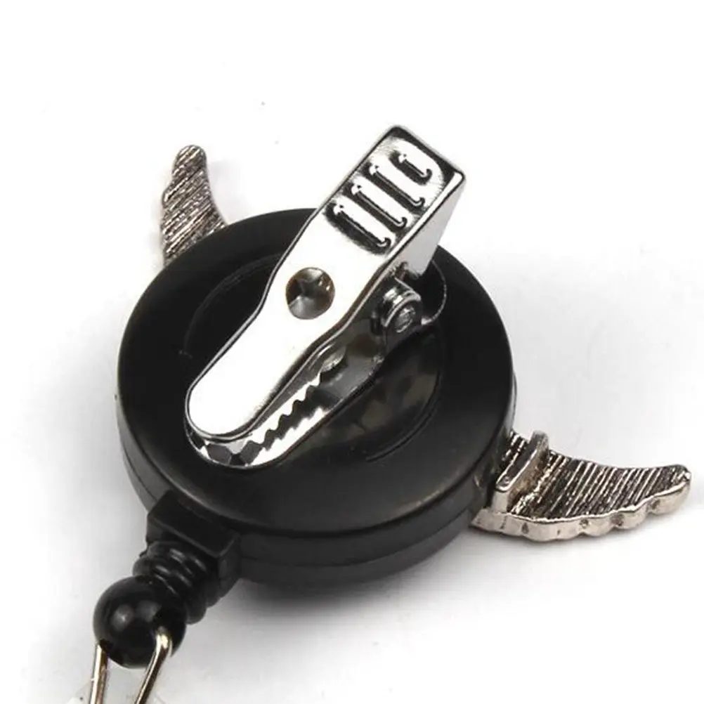 

Pink Round Badge Reel Fashionable Telescopic Keychain Id Holder for Nurses Office Staff Students Work Badge Accessories