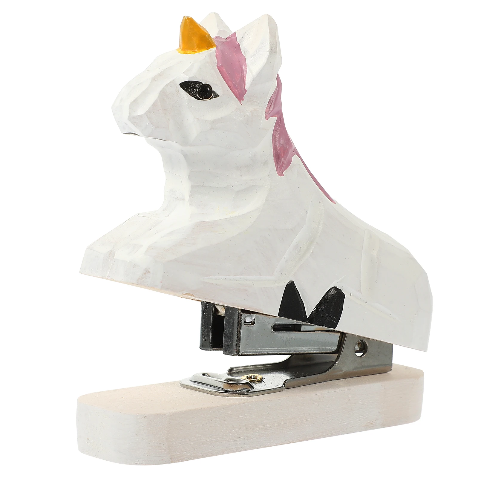 

Wooden Mini Portable Stapler Premium Quality Compact Lightweight Office Supplies Manual Stapling Machine Student