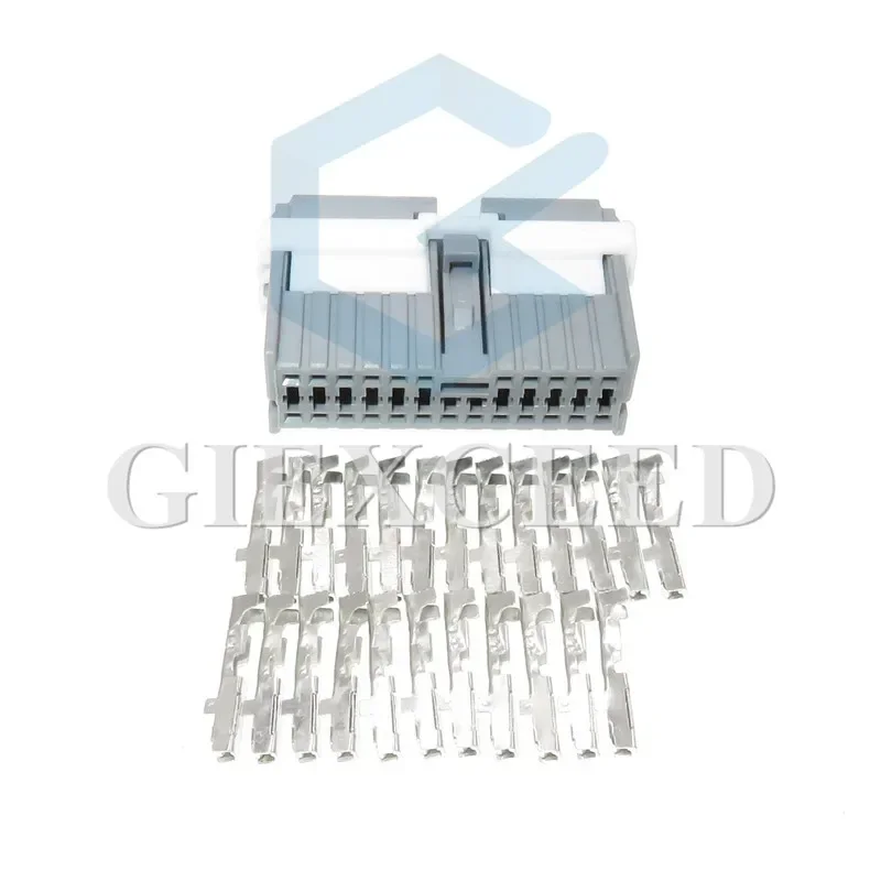 

24 Pin MG653537-4 Automotive Connector Female Wire Electric Cable Socket AC Assembly With Terminals
