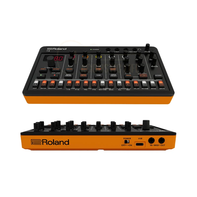 Roland T-8 Beat Machine E-4 Voice Tweaker J-6 Chord Synth Aira Compact Series Portable Synthesizer Studio Music Accessories