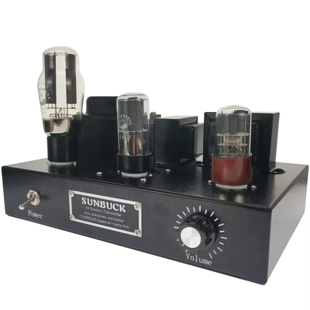 

AIYIMA SMSL 6V6 5U4G 6SN7 Tube Amplifier Manual Point to Point Welding 6W Stereo 2.0 Single Ended Class A Vacuum Tube Amplifier