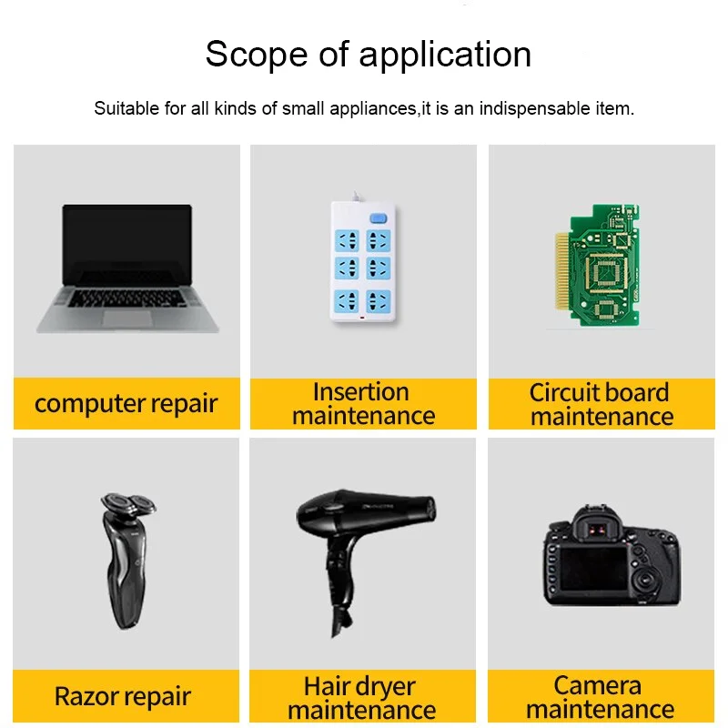 7Pcs Set Tamper-Proof Magnetic Screwdriver Bit Hex Torx Screwdriver Driver Bits Tool Safety For Smart Home PC Phone Repair