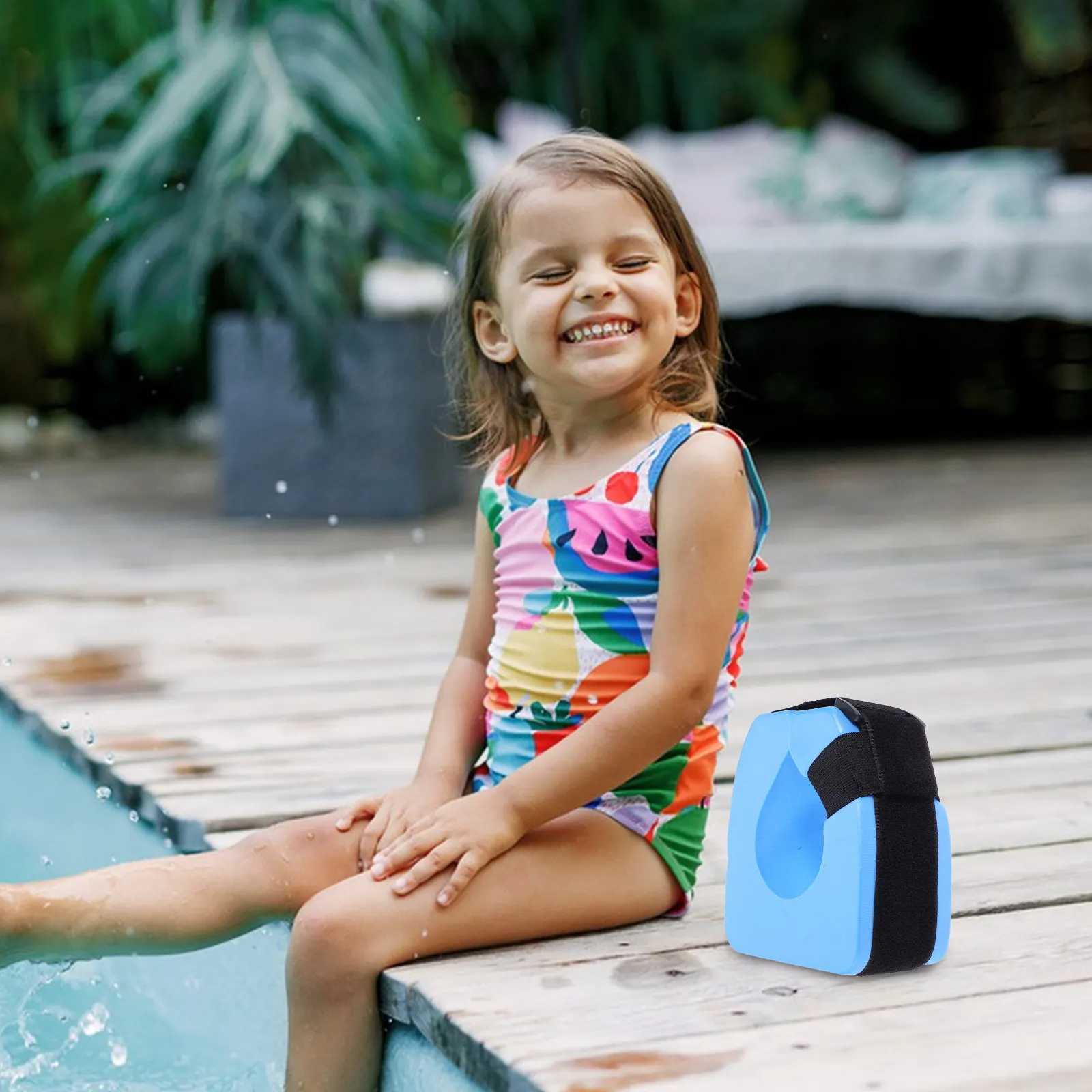 Swimming Armbands for Kids Thickened Foam Arm Floats Easy Adjustable Buoyancy Support Swim Learning Tools Pool Beach Accessories