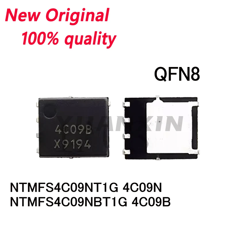 5-10/PCS New Original NTMFS4C09NT1G 4C09N NTMFS4C09NBT1G 4C09B QFN8 Field effect tube In Stock