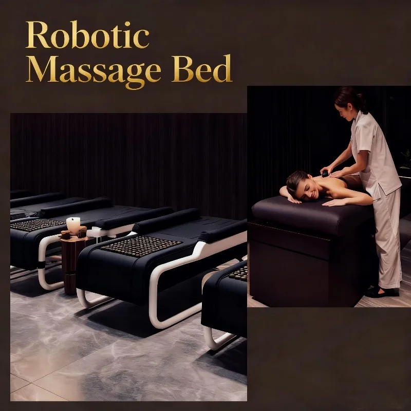 Korean V3 V4 Chiropractic Spine Health Care Infrared Heating Therapy Electric Relieve Pain Thermal Jade Massage Bed