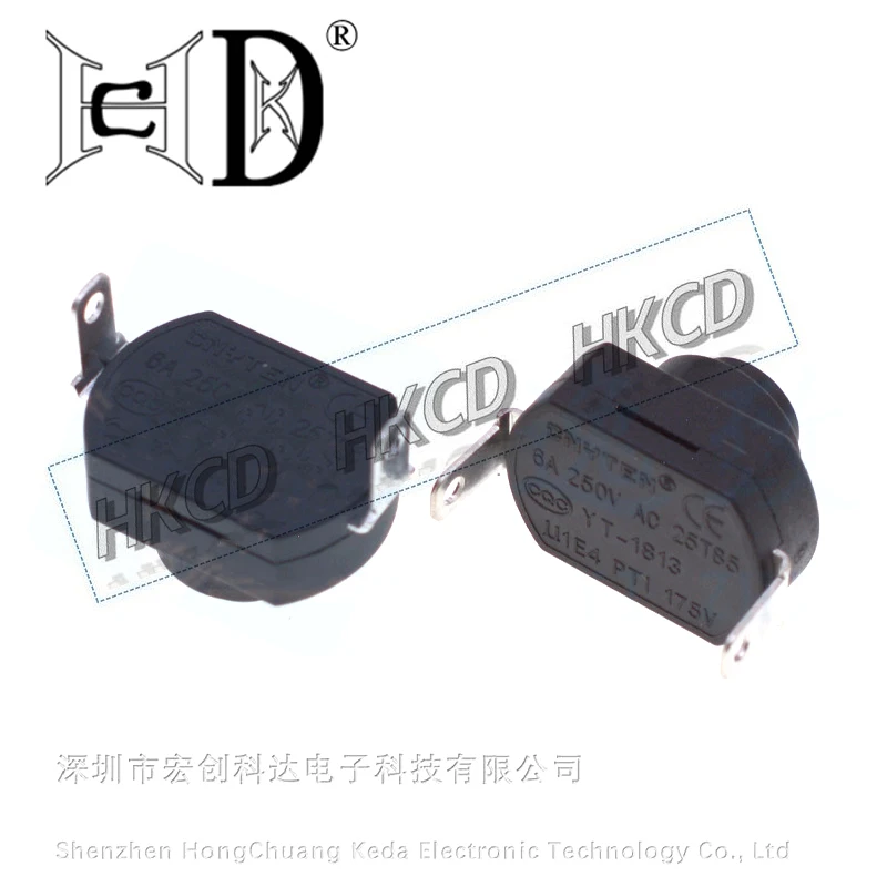 5 قطعة مفتاح بـزر دفع عالي التيار Kan-9 6A 10A 16A 250VAC 125VAC مفتاح قفل ذاتي VDE CQC #3