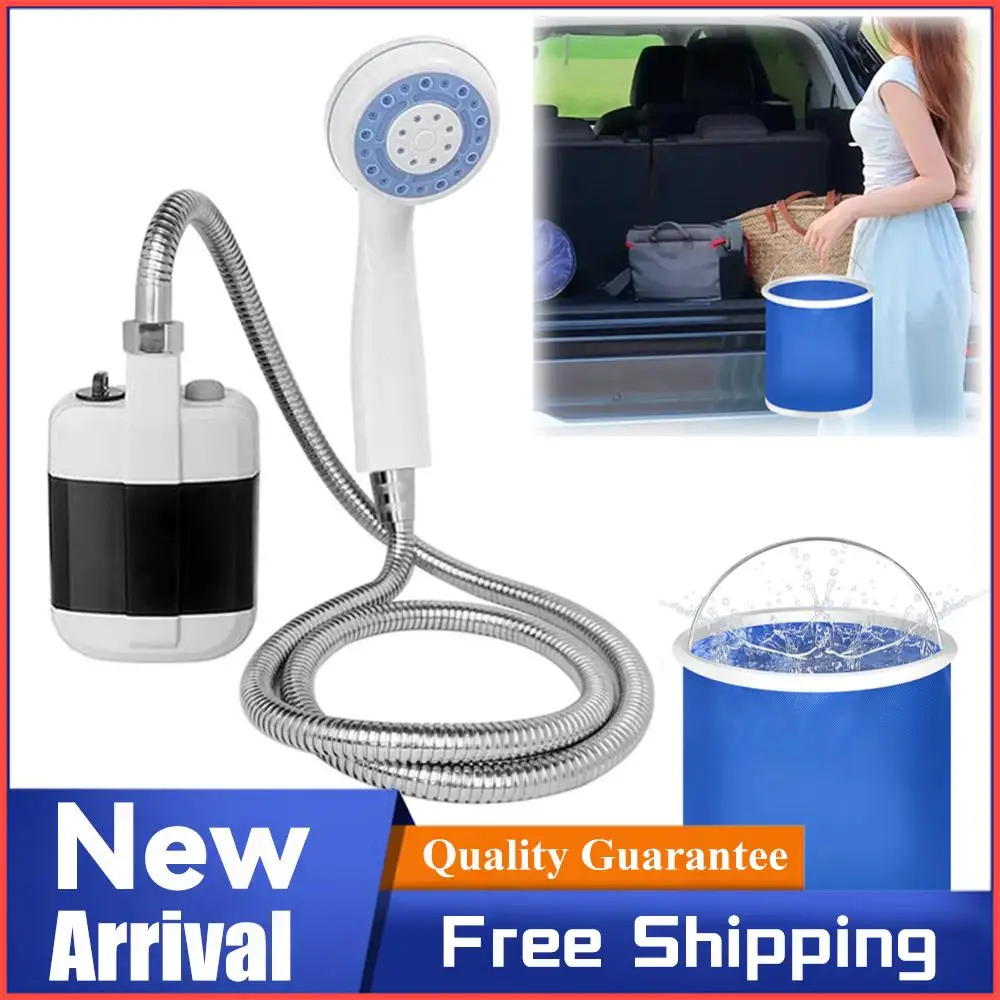 

Портативный походный душ, перезаряжаемый, водонепроницаемый, для мытья машины, купания, мытья домашних животных