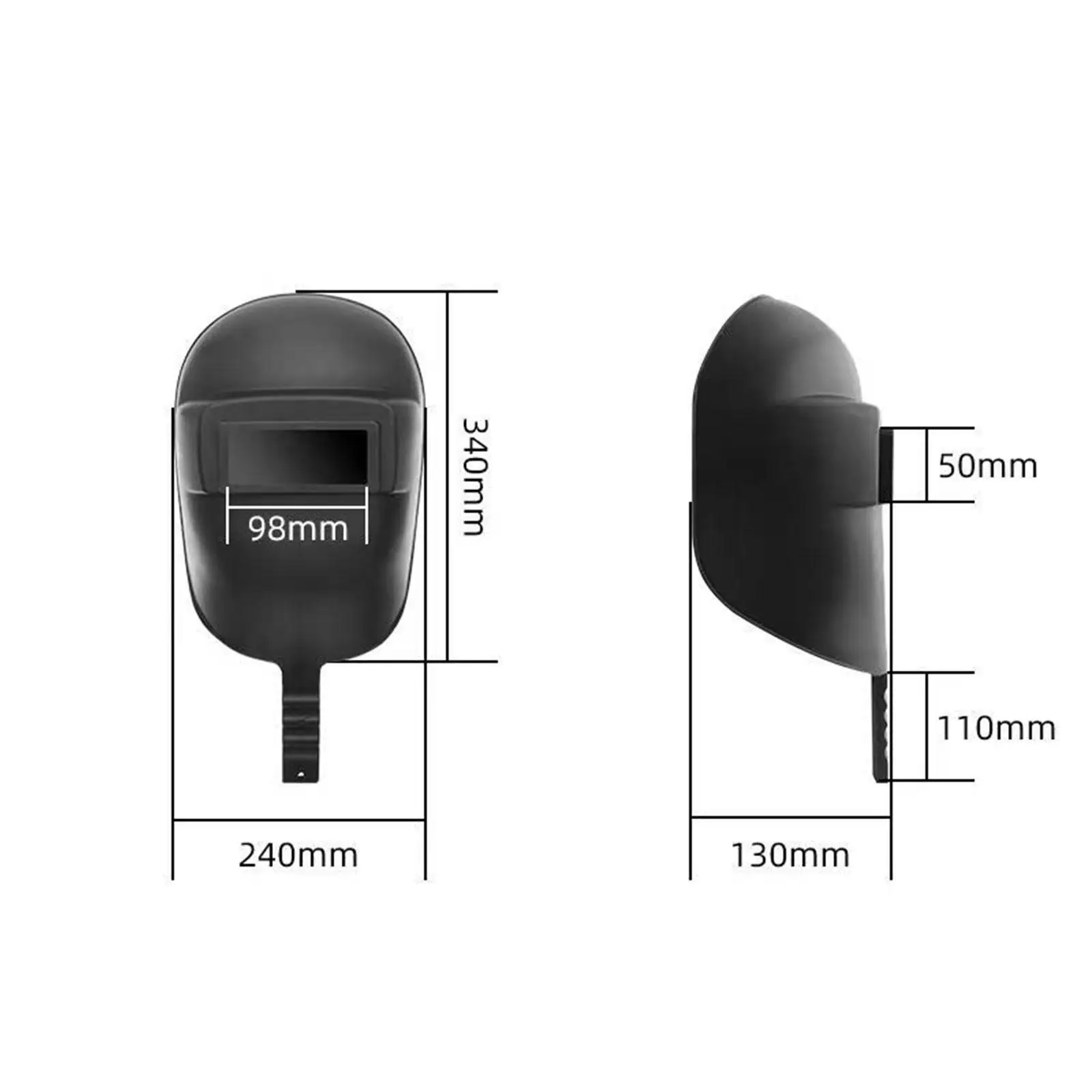 Welding Mask Protect Mask for Repair Hand Held with Handle Welding Headgear Accessory Protective Face Cover Welding Shield