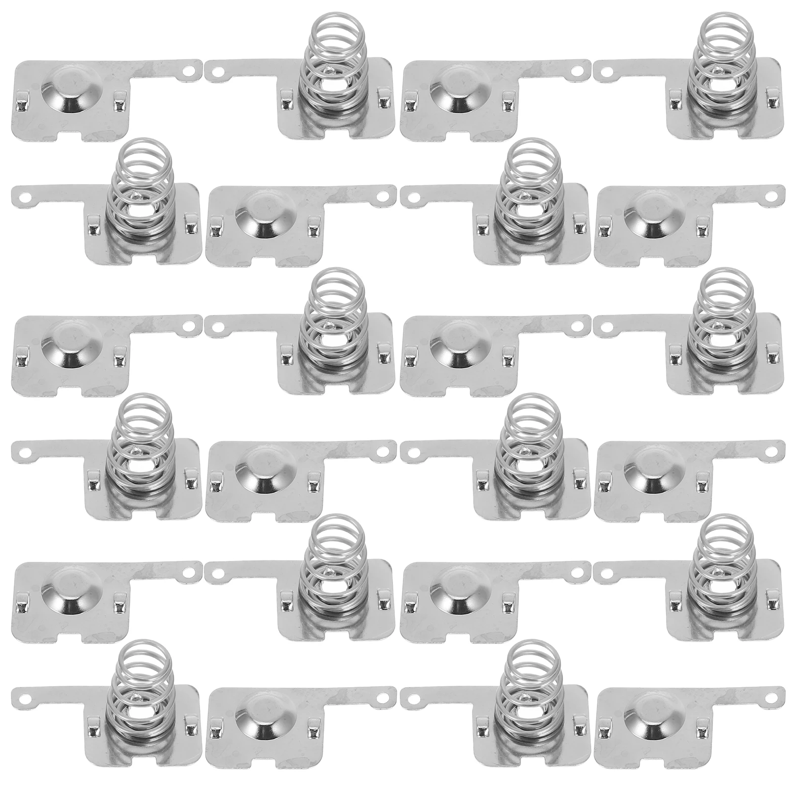

10pcs Shrapnel Spring Nickel Plated Iron Small Hooks Conductive Materials Stable Connection Spring Parts Compression