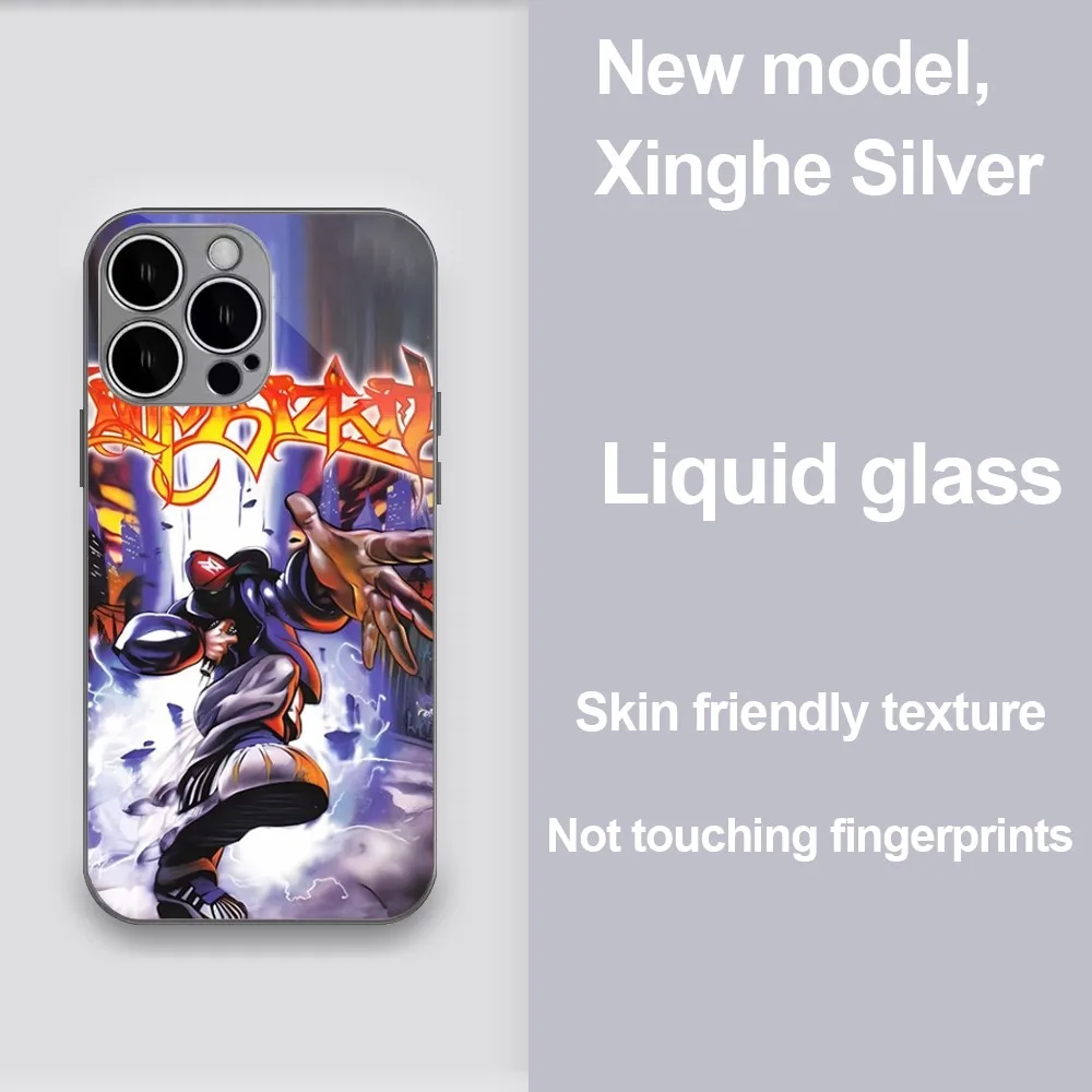 The Band Limp Bizkit Phone Case  For iPhone 11 12 13 14 Mini Plus Pro Max Metal Painted Glass Fashion Antio-Drop Shell