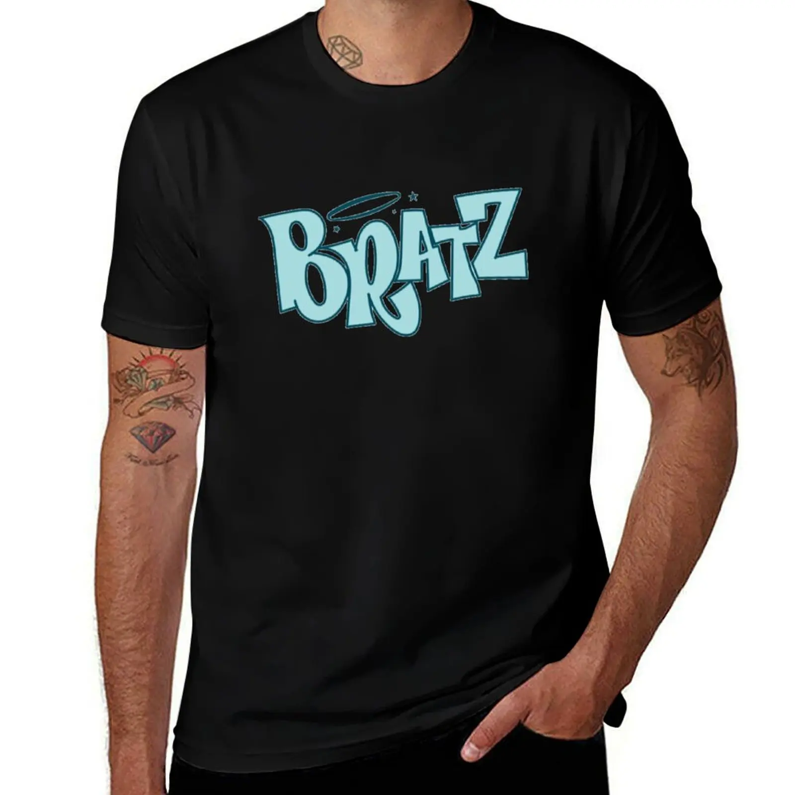 

Blue Bratz Logo T-Shirt anime shirt funny meme t-shirts oversizeds tshirts personalised cotton t shirt men