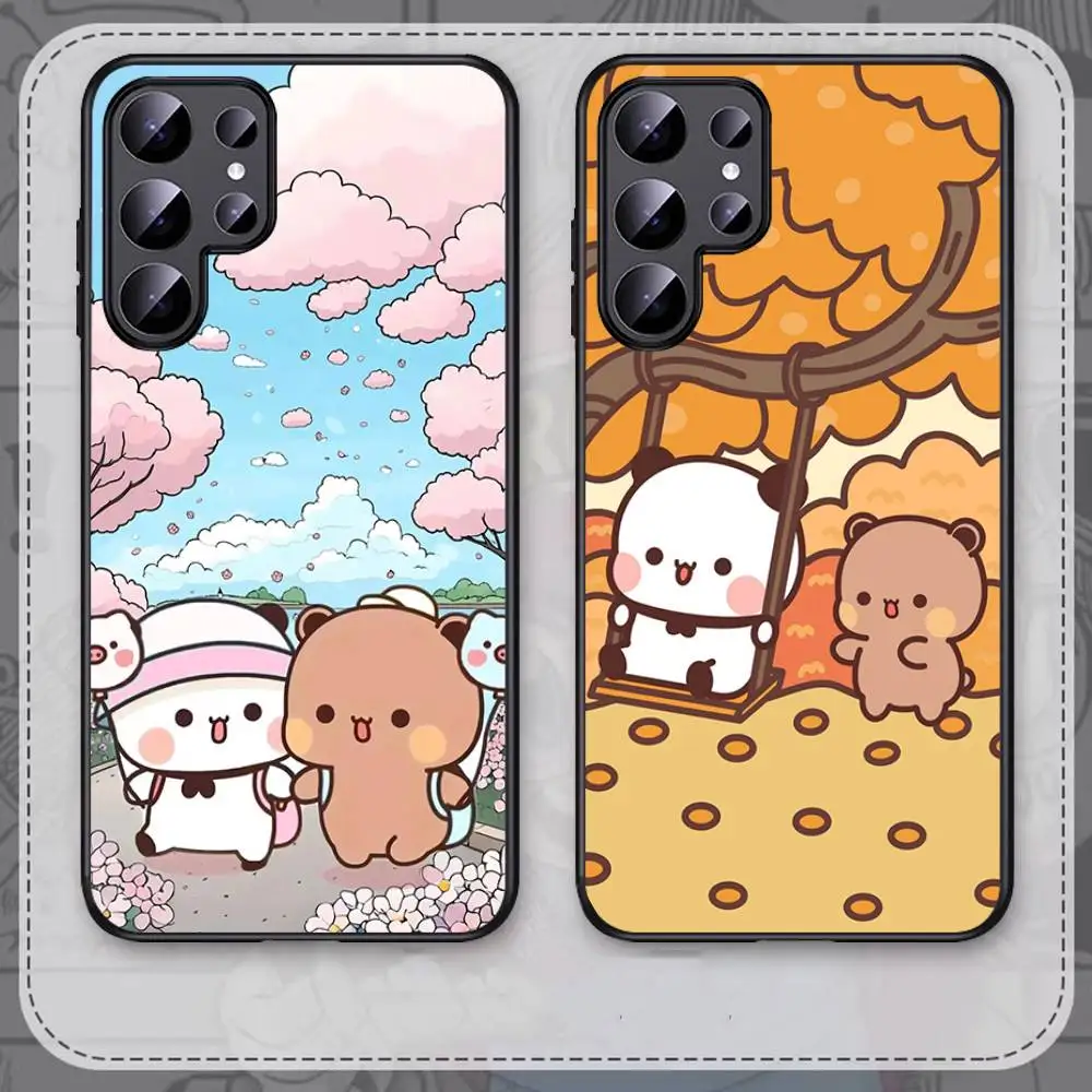 Cute BuBu D-DuDu Phone Case For Samsung S 24 fe 25 Ultra plus 20 lite 21 30 22 23 24 22 Ultra 5G Fundas