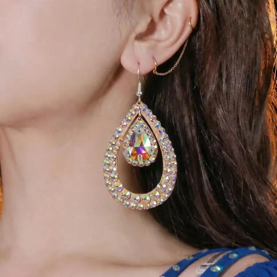 earrings for party dress Red party dress earrings