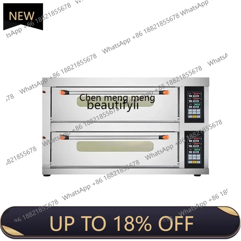 

Z189 A56 Gas oven commercial large double four plate cake stall biscuit gas oven
