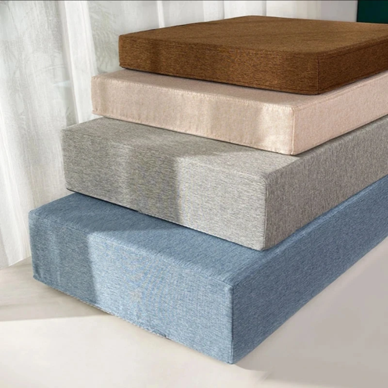 

Custom Bench Cushion Seat Csofa Cushion Window Cushion Chair Cushion Washable Non-Slip 50D Highly Elastic Custom Cushion