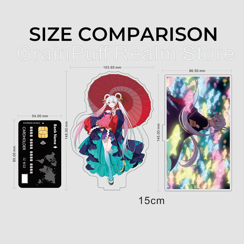 Cosmic Princess Kaguya Acrylic Standee - Kaguya Shirogane Chika New Visual Figure - Anime Desktop Decor Fans Collection Gift