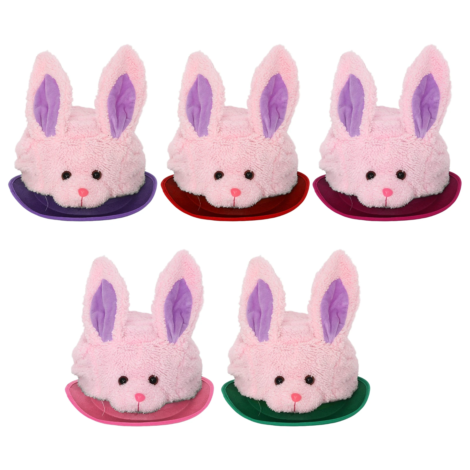 1Pc Rabbit Hat Funny Cute Easter Bunny Top Caps Party Cosplay Costume Props Detachable Rabbit Ear Cover Topper for Themed Party