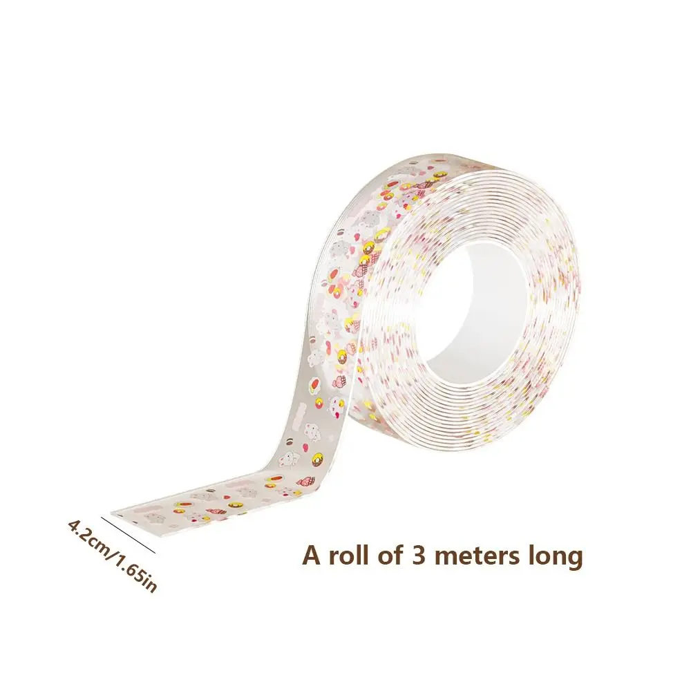 Pegatina autoadhesiva impermeable para fregadero de cocina, pegatina resistente al agua para huecos de puerta, impresión transparente DIY