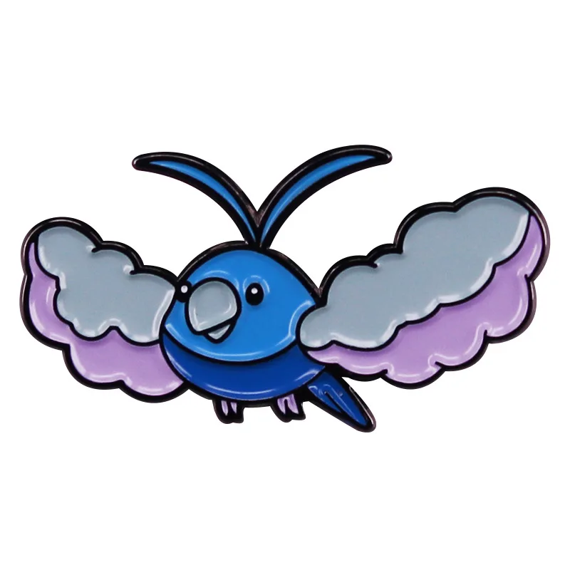 Insignias de maletín de juego de Anime para mujer, broches de esmalte de dibujos animados, alfileres de solapa para mochilas, accesorios de joyería