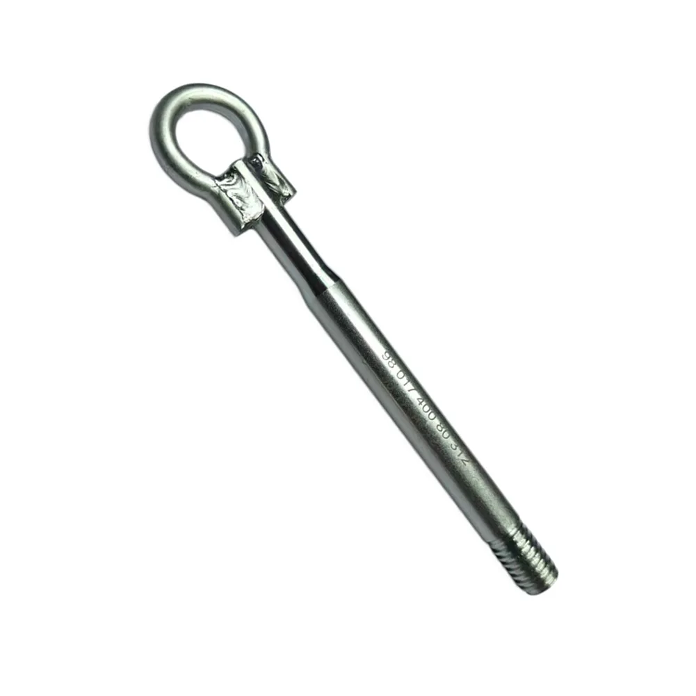 Front Recovery Towing Eye Roadside Assistance Factory Fit OE Appearance Replacement Component Bolt-on Installation