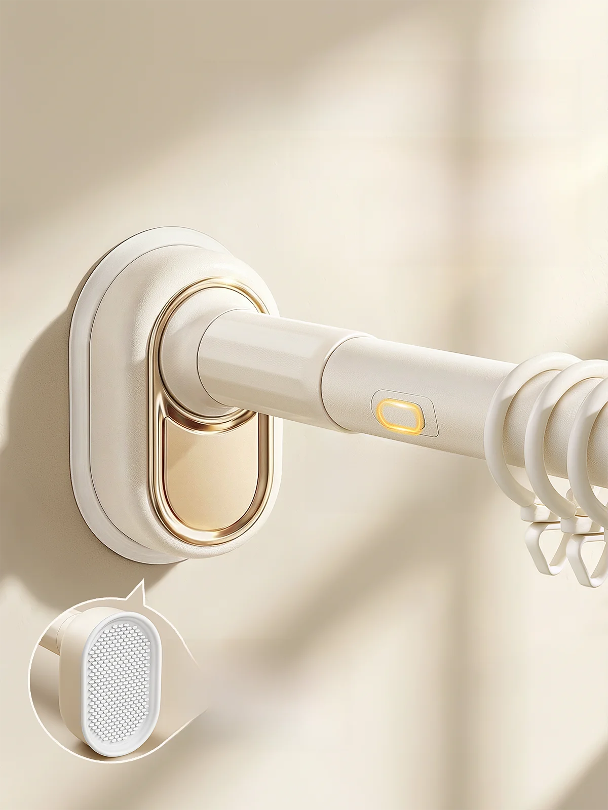 

Expandable Rod Curtain Roman Pole Batoom Drng Ra Weight Bearing Bath Curtain Tra Installation Kit Future Sle