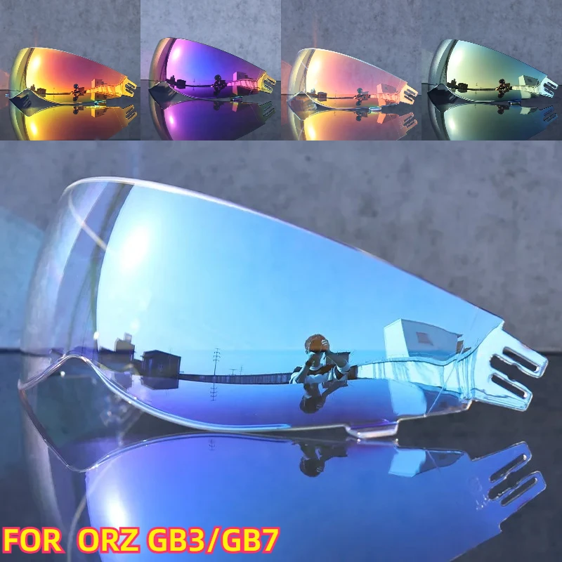 

ORZ GB7 Helmet Lens Night Vision HD Brown UV Protection Sun Shield Motorcycle Helmet Visor