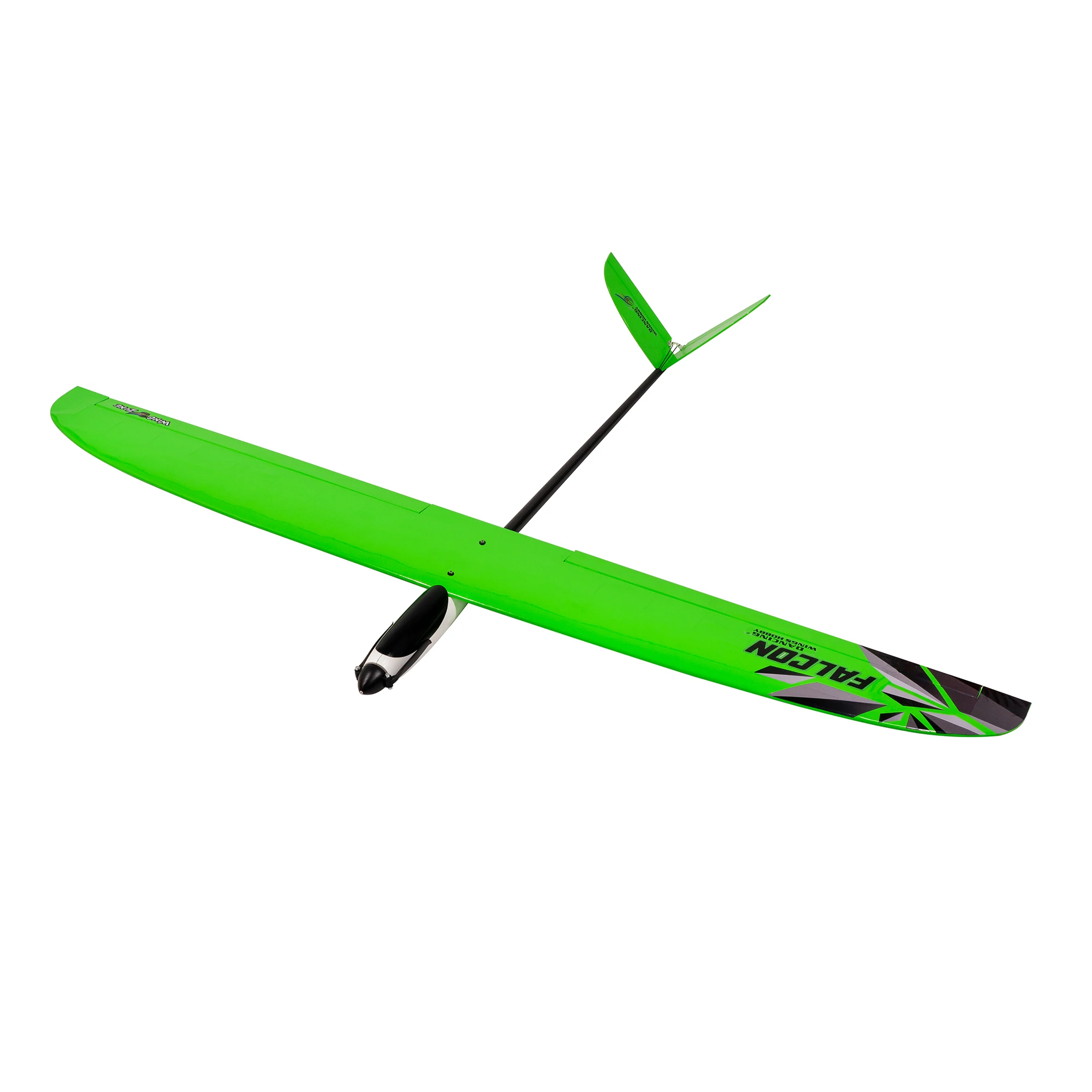 DW Hobby 1500m Glider Falcon Balsawood Fiber Glass RC Aircraft Radio Control Model Kit Remote Controlled Plane  FG08