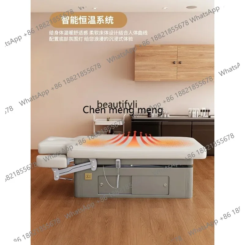 LHY26ss Electric Lifting Beauty Bed Beauty Salon, Removable Massage Massage Bed with Heated Massage