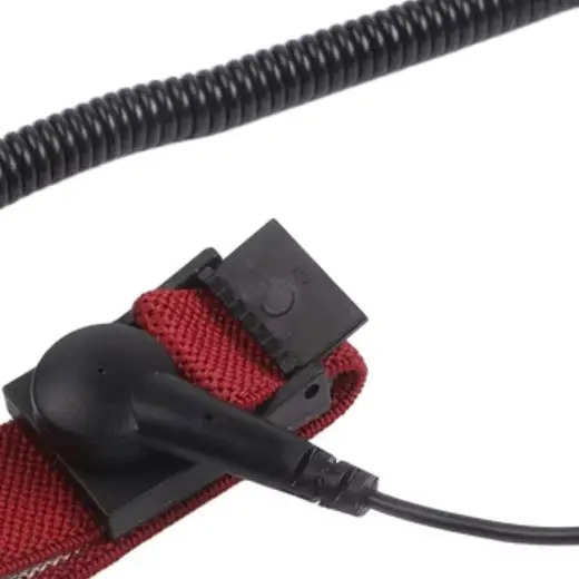 Anti Static E/SD Wrist Strap Adjustable Grounding Band With 1.8m Spiral Cord For Electronic Repair And PCB Assembly Tool
