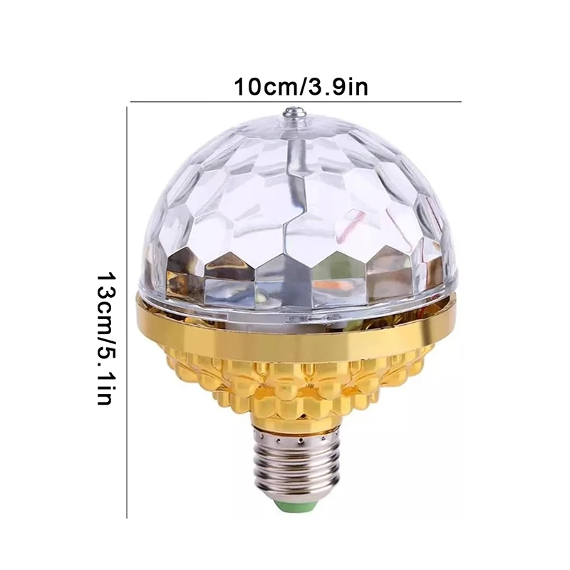 E27 lampu bola ajaib putar Mini, lampu bola disko Dj untuk pesta rumah, lampu panggung pernikahan Bar Ktv