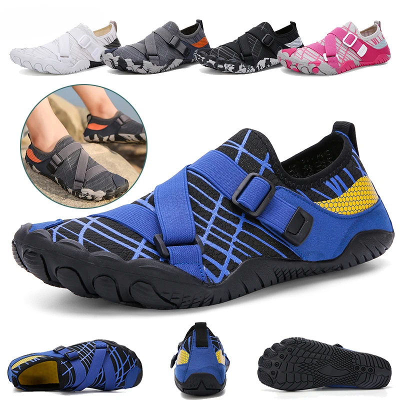 Barefoot Aqua Shoes Mens Womens Swimming Water Sports Shoes Upstream Beach Sandals Yoga River Sea Diving Surfing Wading Sneakers