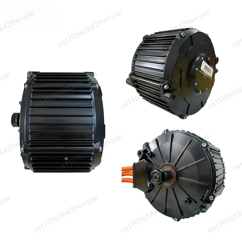 QS165 50H 10KW High Power Mid‑Drive Motor With Hall Sensor Sprocket Belt Design and ND721000 Controller