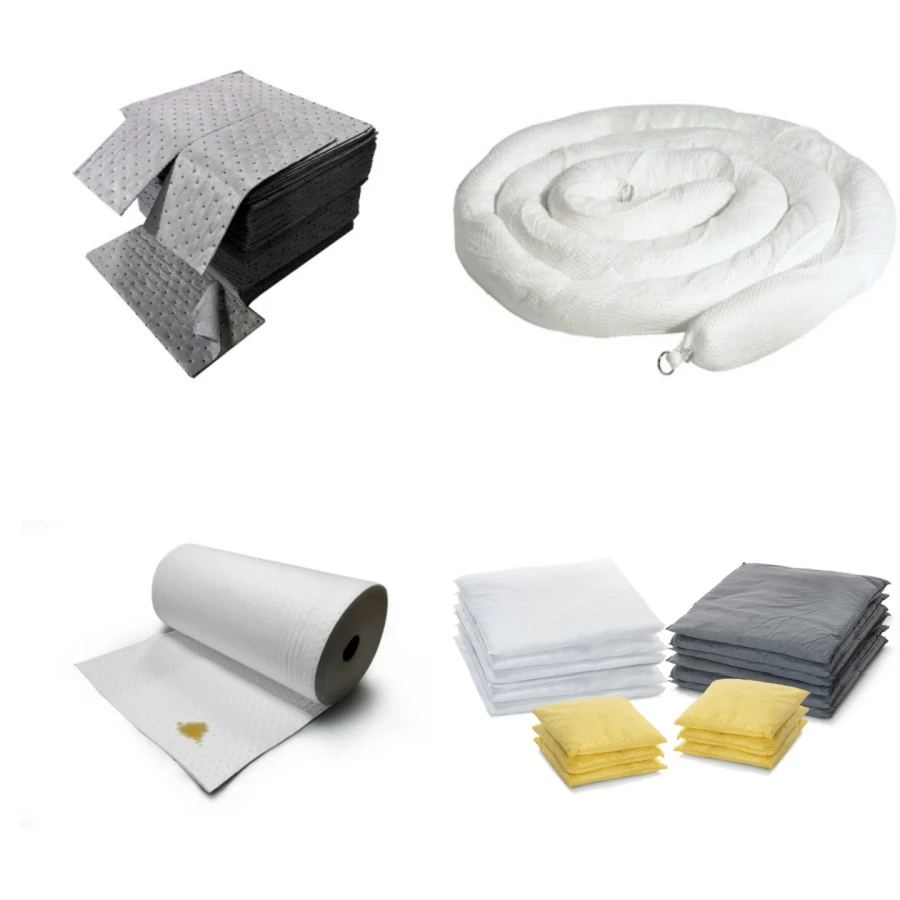 Tappetini ABSORBENTI ecologici per l'industria alimentare Tappetini assorbenti per l'olio per la gestione delle fuoriuscite delle nuove condizioni