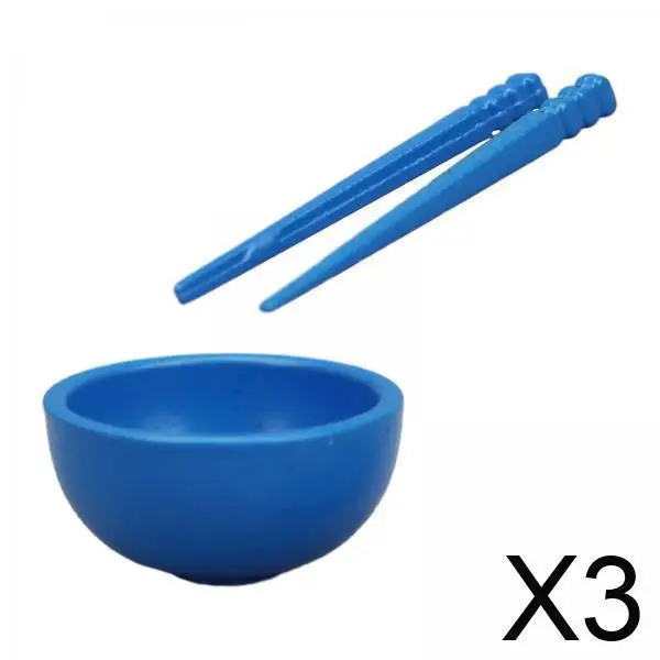 

1 12 Dollhouse Miniature Kitchen Tableware Alloy Pot Bowl Chopsticks Furniture Set for Kids Toy Kitchen Game