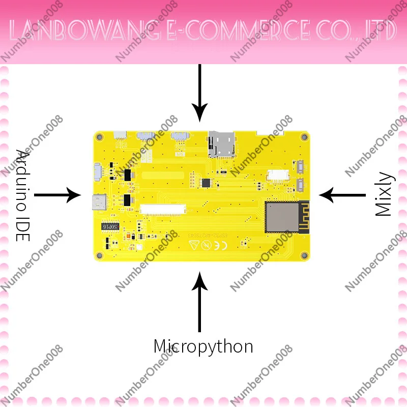ESP32-S3 Development Board 5 7 Inch LCD Capacitive Touch WiFi Bluetooth MCU LVGL Graphics