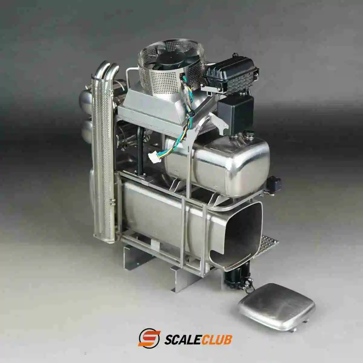 SCALECLUB Model 1/14 RC Heavy Duty Tractor Truck Model Equipment Rack for Tamiya LESU 1/14 8x8 8x4 Toy Truck